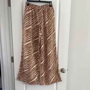 A New Day Zebra Print Wide Leg Pant size Small